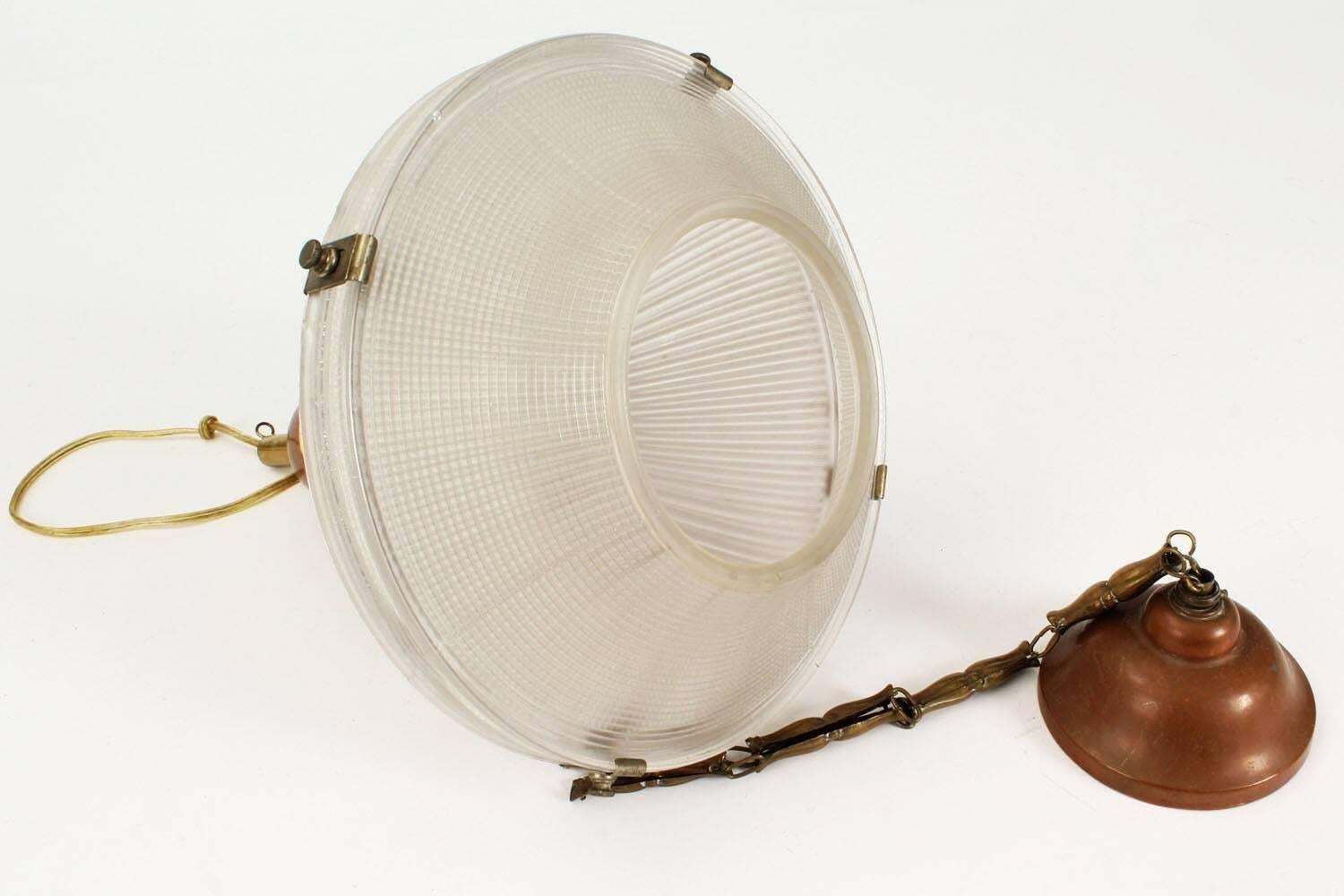 Holophane Pendant Lamp From The 1930s photo Lighting