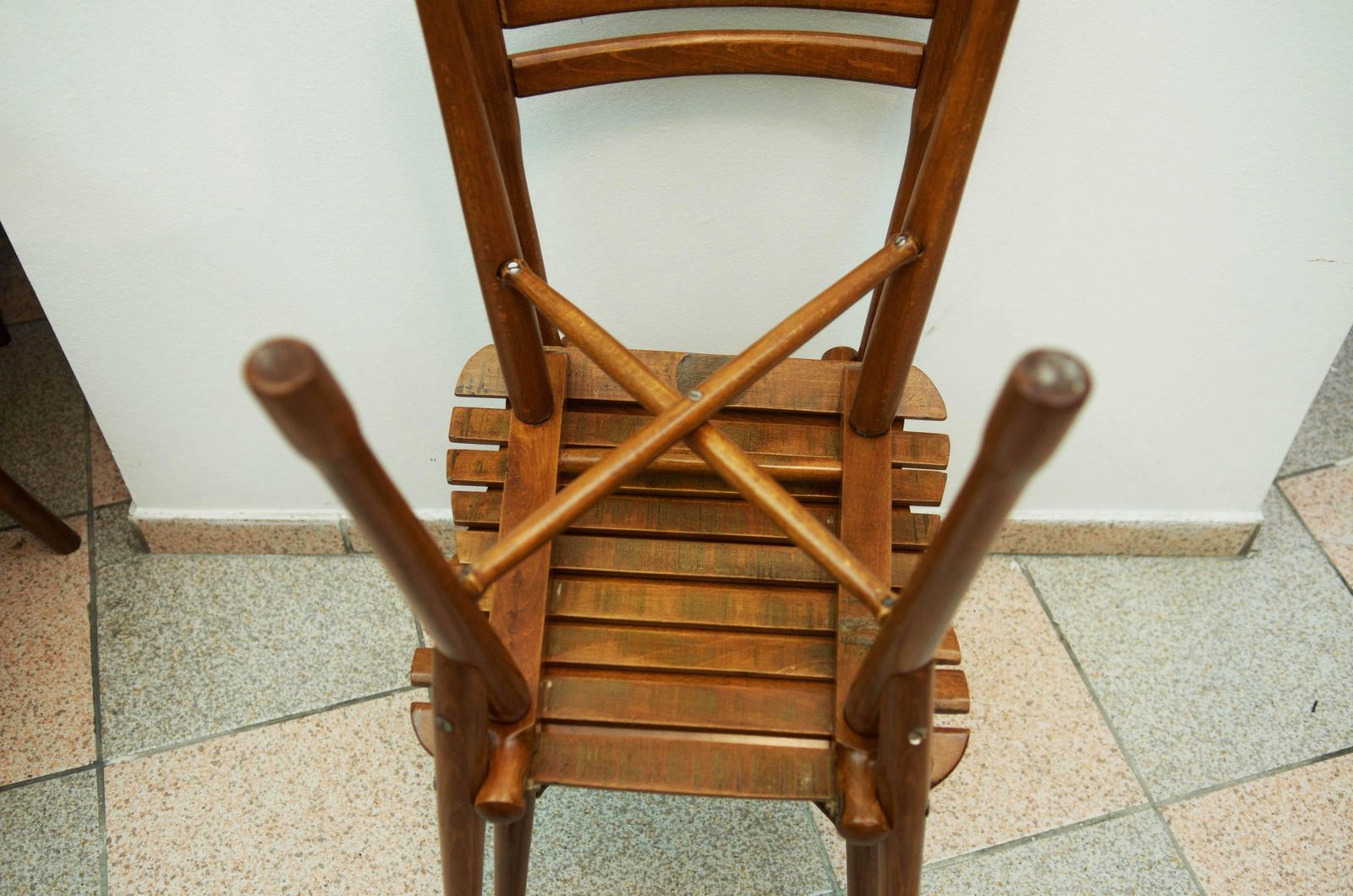 photo furniture Rare Set Of Six Garden Chairs By J. & J. Kohn, Vienna
