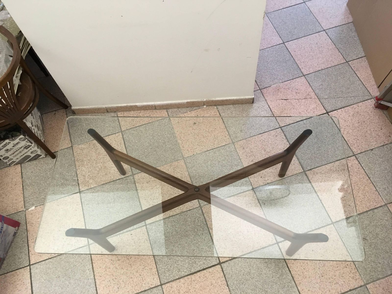 Mid Century Teak, Glass Coffee Table By Alf Svensson photo for sale