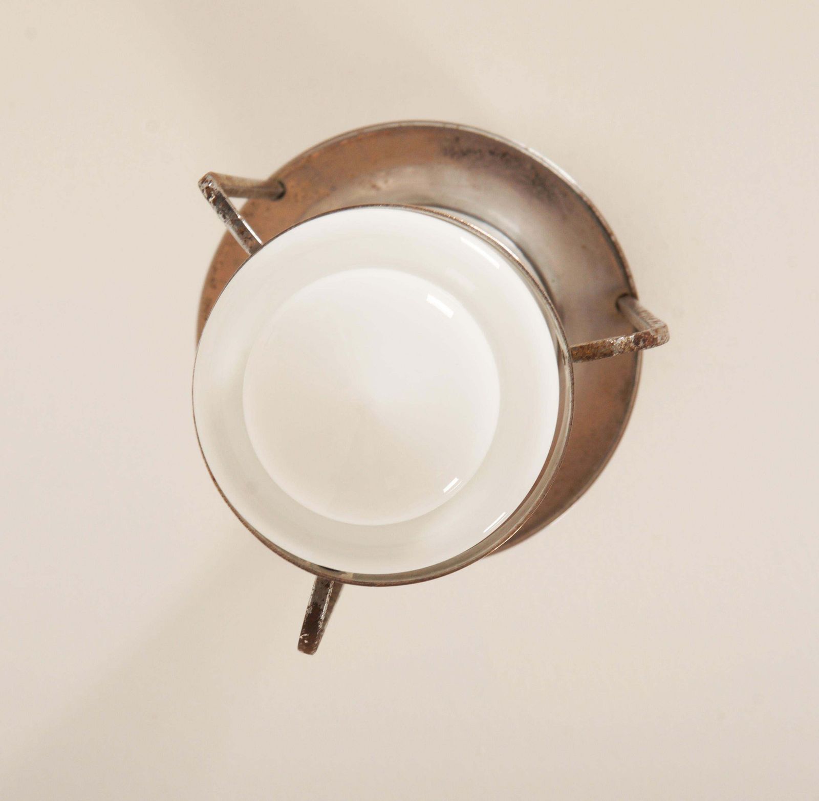 Art Deco Opaline Glass Pendants photo for sale