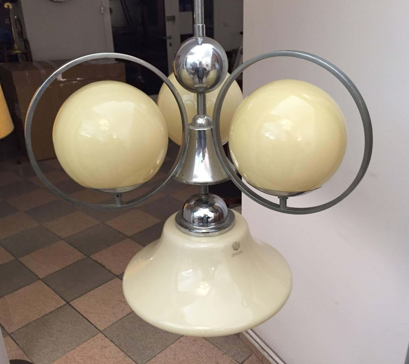 Art Deco Ball Chandelier photo Lighting
