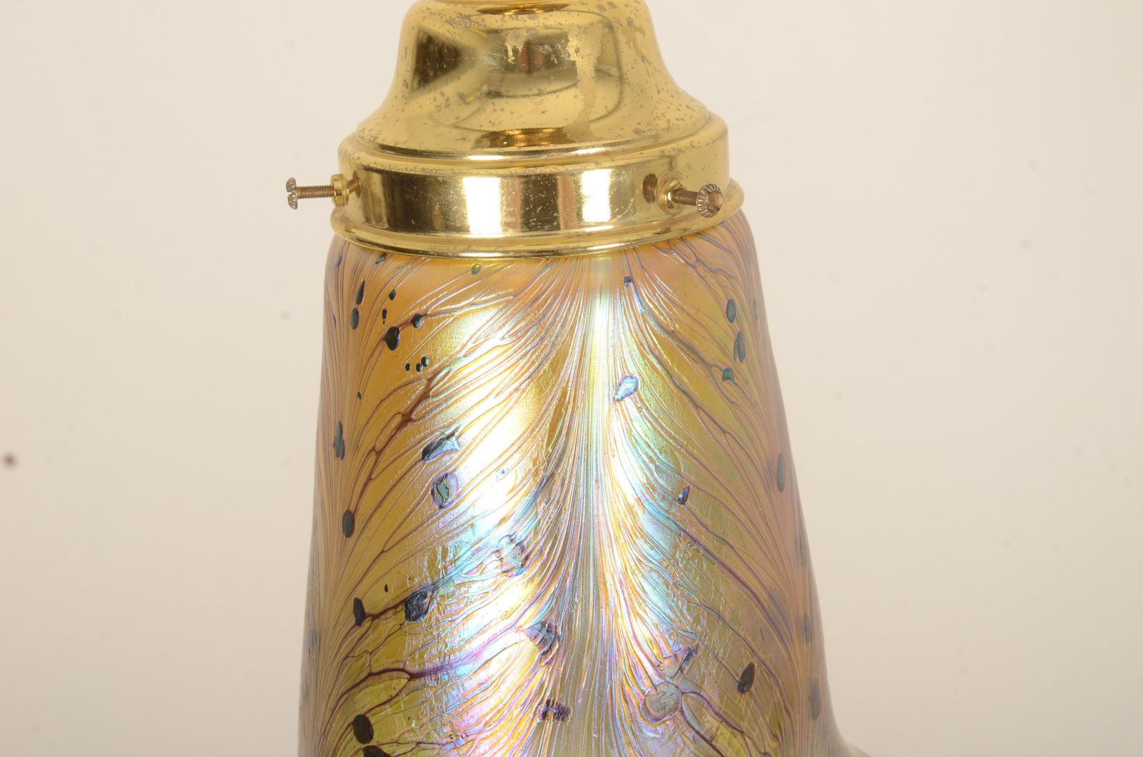 Art Nouveau Yellow/Gold Pendant Lamp photo buy