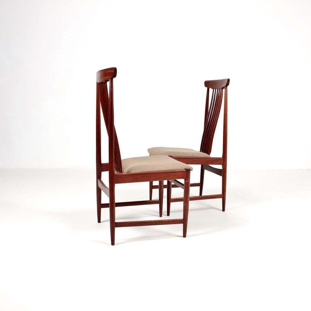 Set Of Two Dining Room Chairs In The Style Of Arne Vodder photo 1151.0