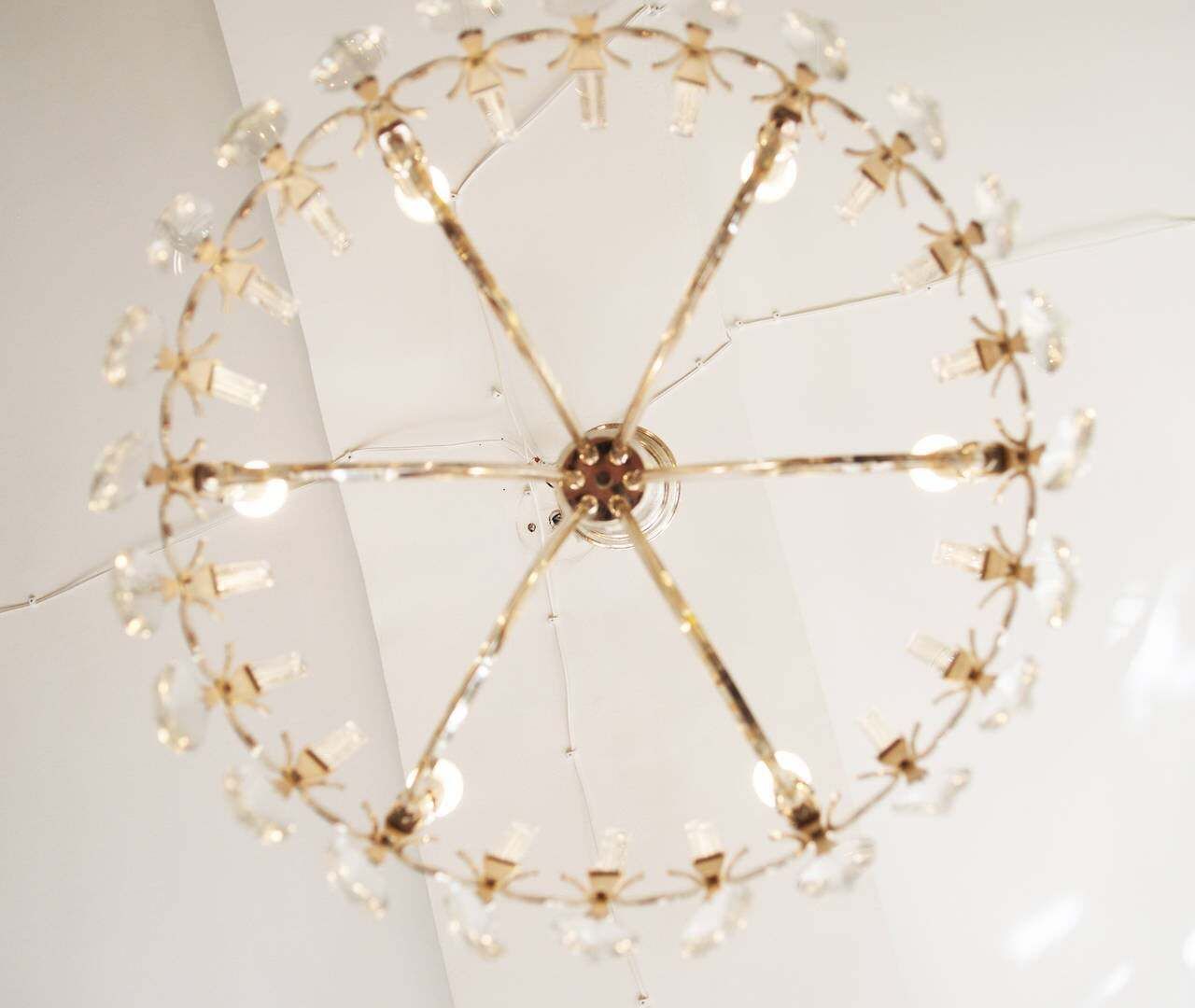 Gaetano Sciolari Chandelier From 1960s photo vintage