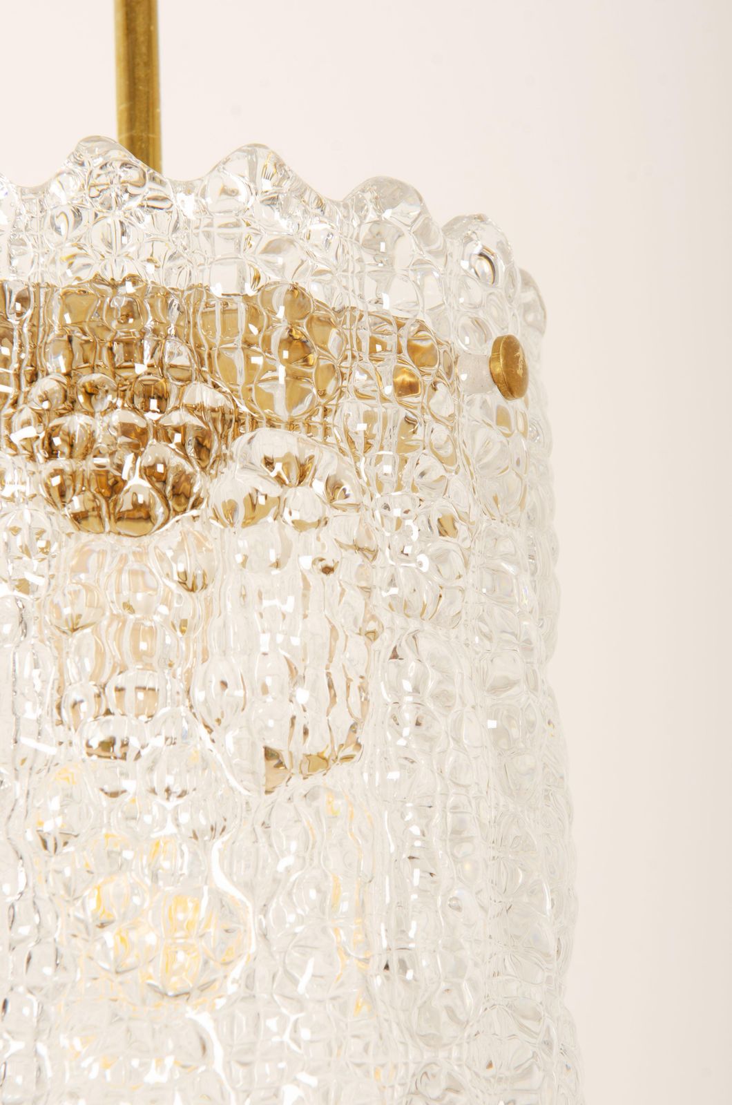 Crystal Pendant By Carl Fagerlund For Orrefors, Sweden photo Lighting