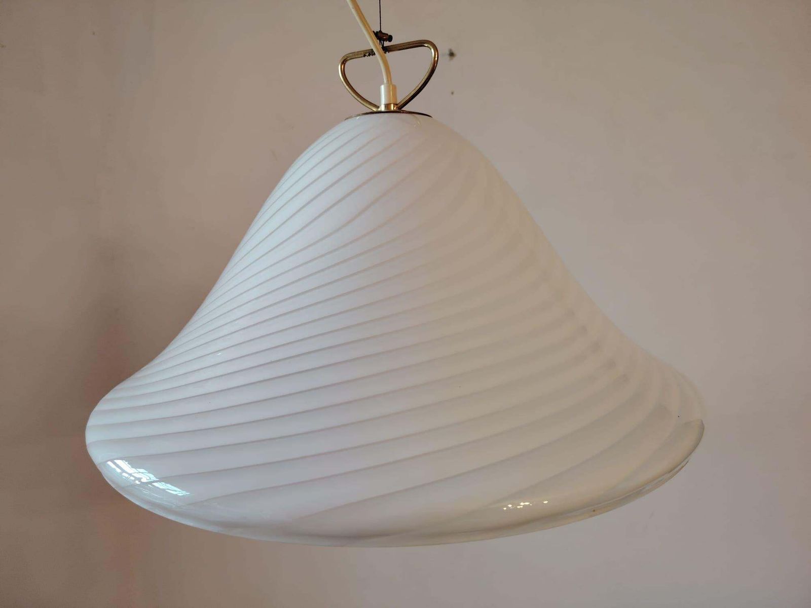 J.T. Kalmar Pendant With Murano Swirl Pattern Glass photo furniture