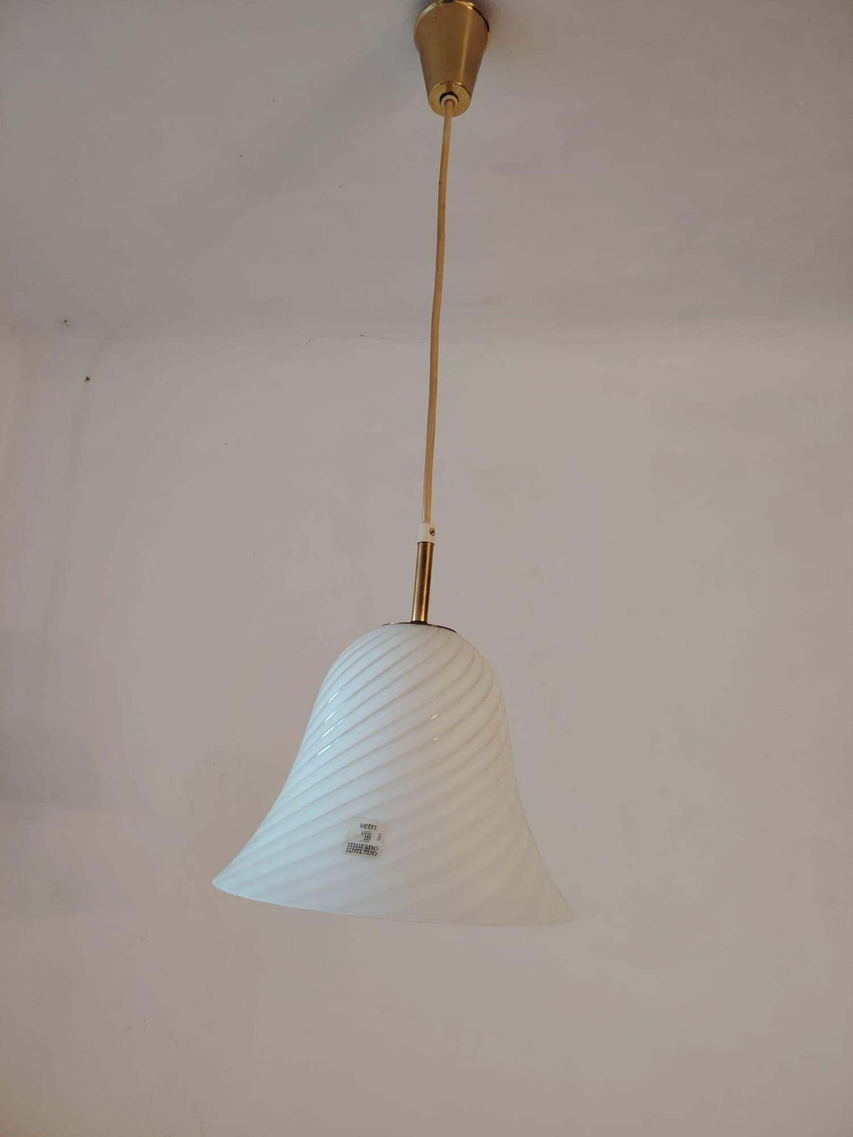 Lighting J.T. Kalmar Pendant With Murano Swirl Pattern Glass photo