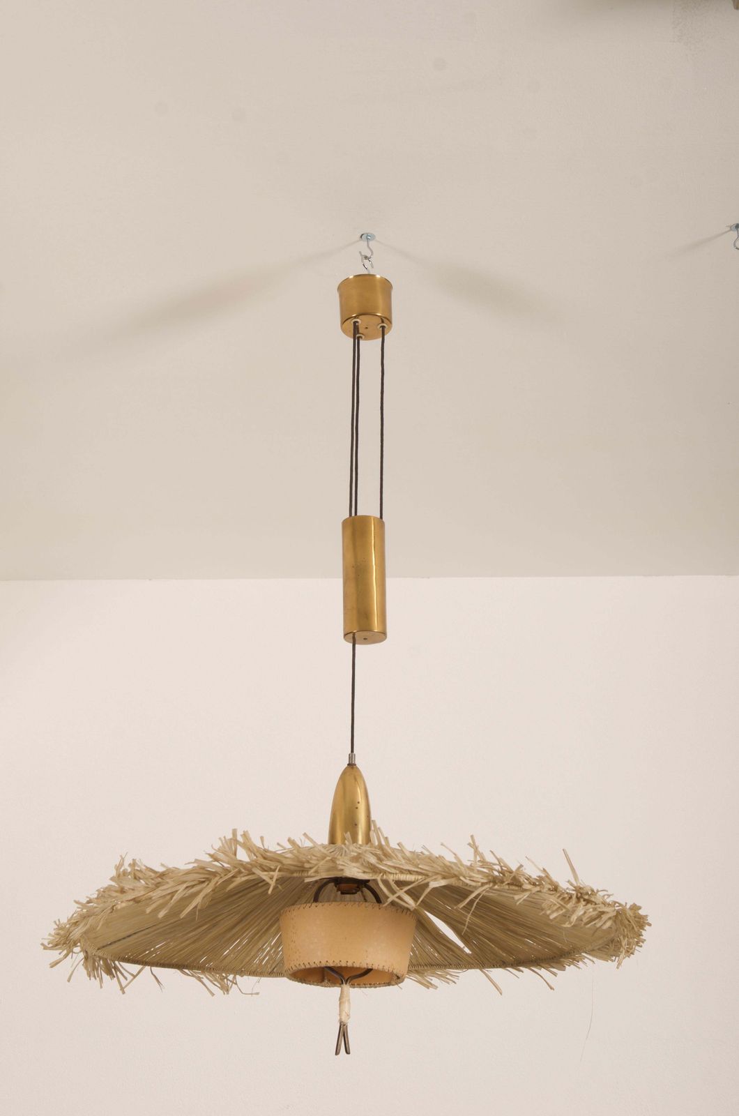 photo furniture Midcentury Adjustable Pendant Attributed To J.T Kalmar
