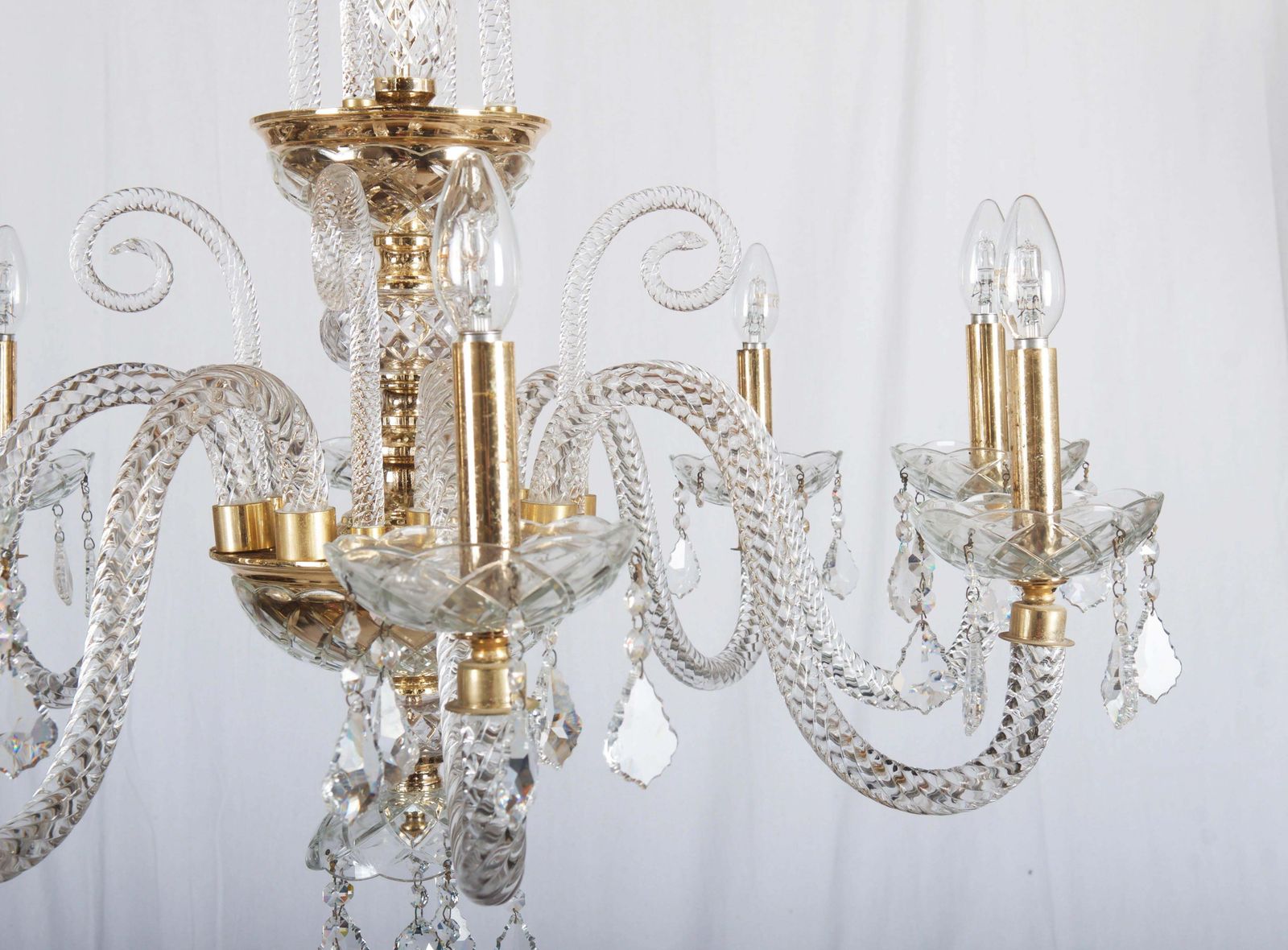Stunning Bohemian Glass Chandelier photo buy