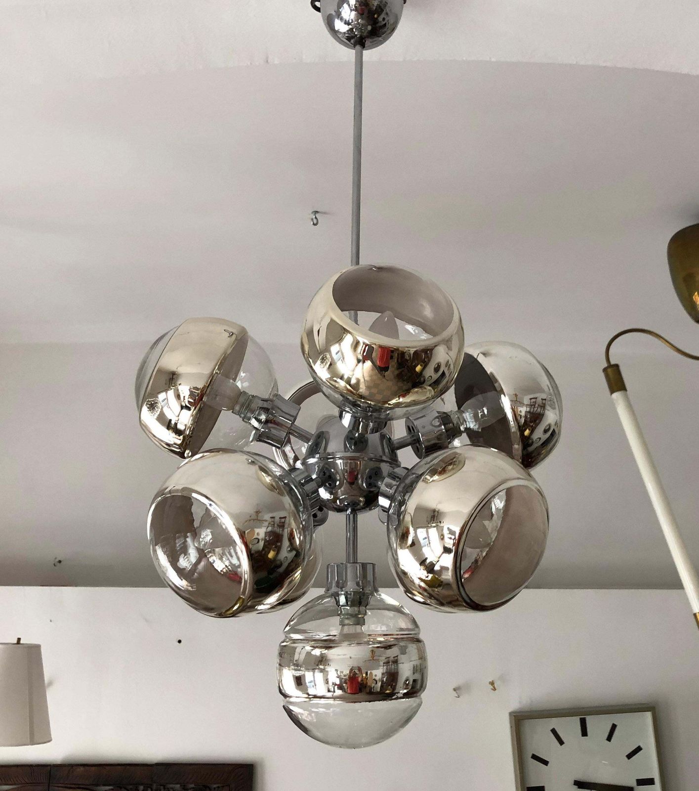 Verlichting Mooie Mid Century Hanglamp Van Peil & Putzler photo