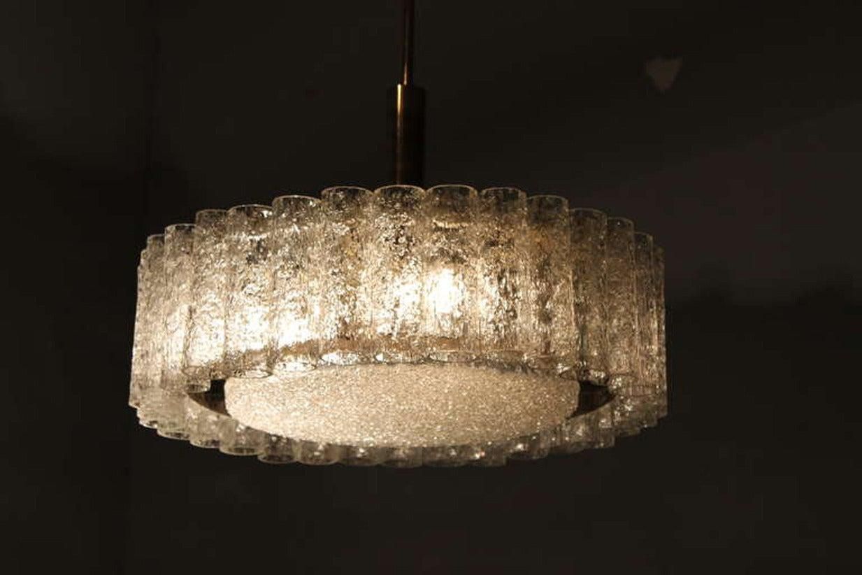 Doria Glass Tube Chandelier photo Lighting