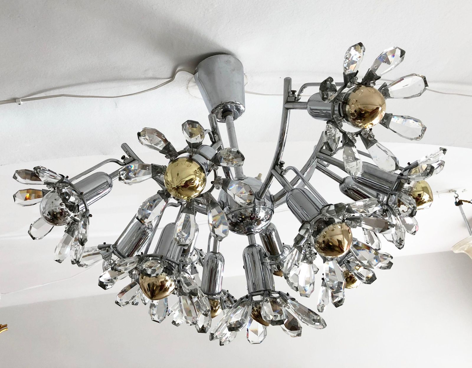 Cat Crystal Flush Mount Chandelier photo 2155.0
