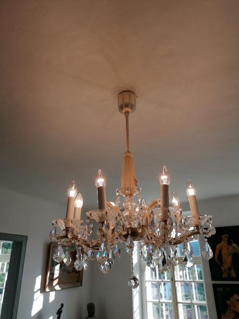 20th Century Maria Theresia Style Cut Crystal Chandelier photo buy