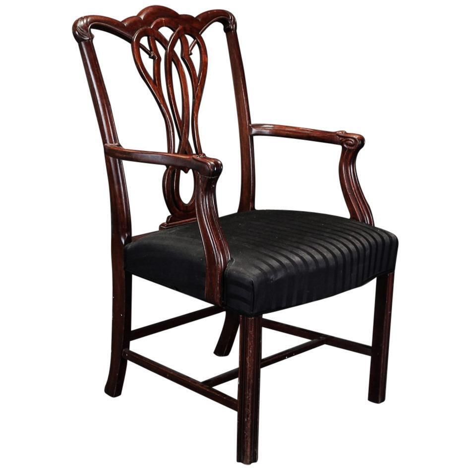 George III Style Mahogany Armchair