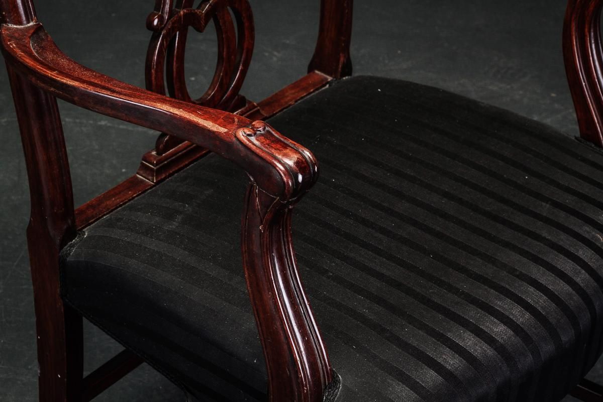 George III Style Mahogany Armchair photo for sale