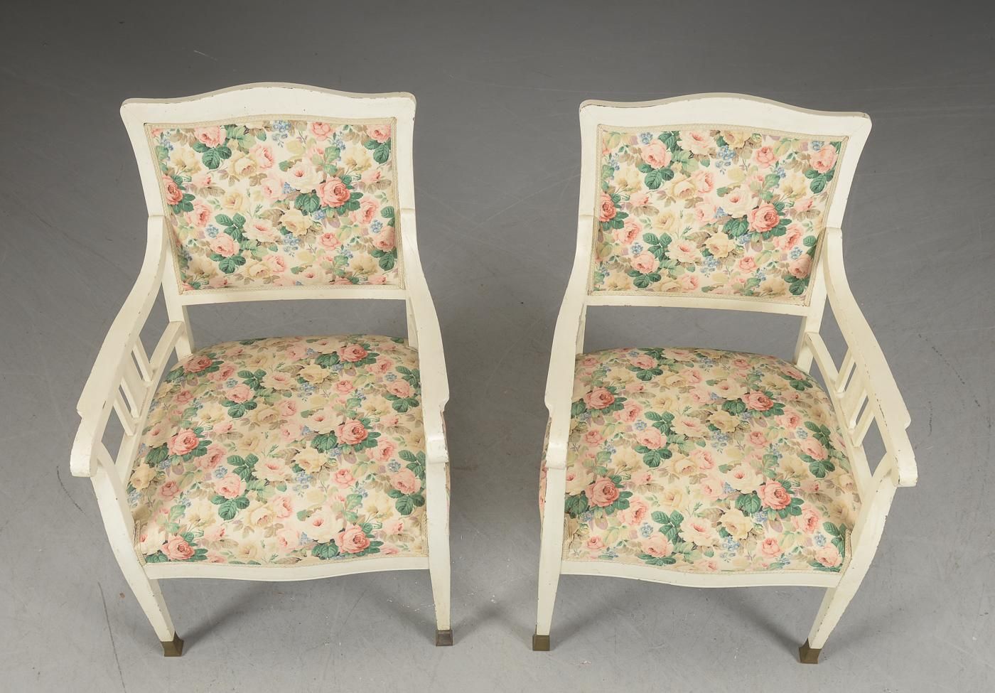 Pair Of Art Nouveau Armchairs photo for sale