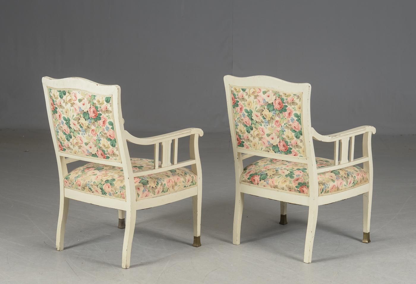 Pair Of Art Nouveau Armchairs photo Furniture