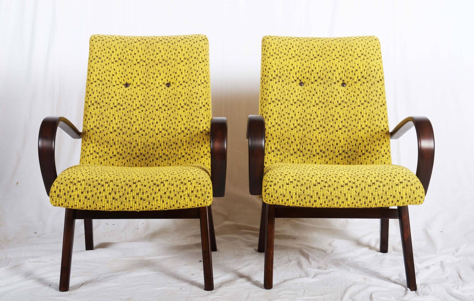 Pair Of Mid Century Czech Armchairs photo furniture