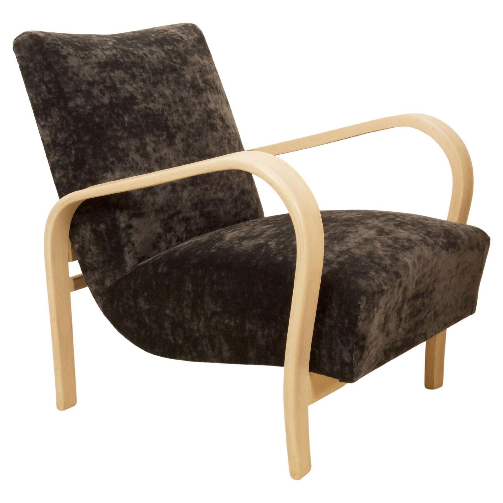 Art Deco Lounge Chair By Jindrich Halabala