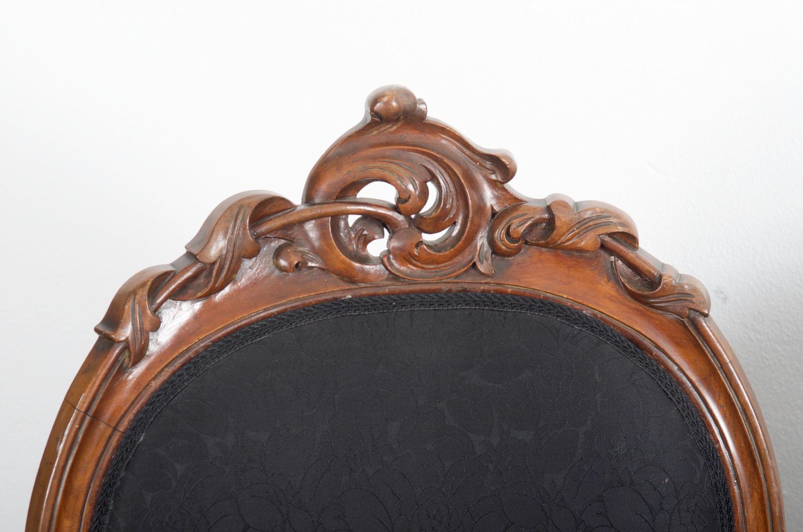 Pair Of Louis XV Style Walnut Wood Armchairs photo vintage