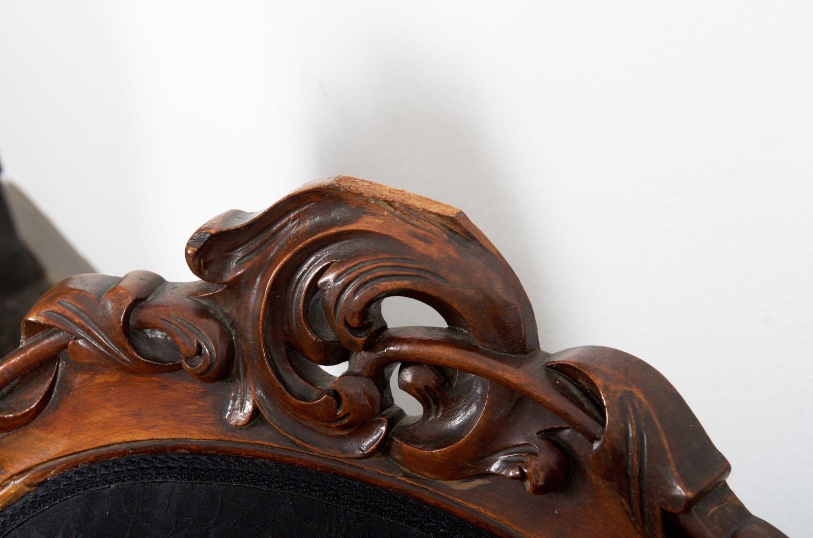 photo for sale Pair Of Louis XV Style Walnut Wood Armchairs