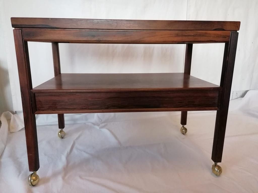 photo vintage Serving Trolley "Casino" Bra Bohag, Design Engström, Myrstrand