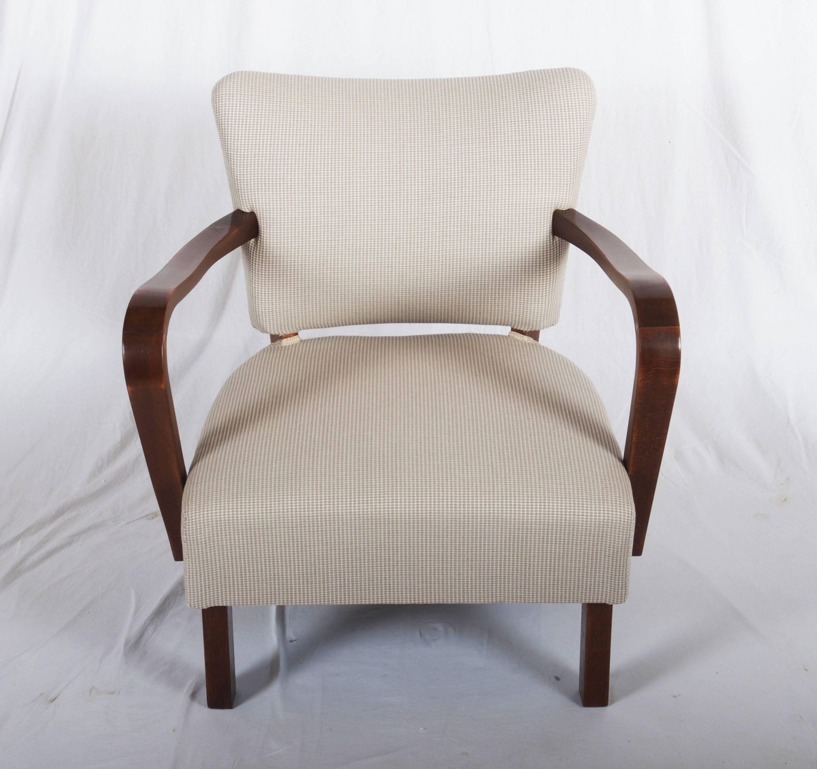 photo for sale Pair Of Jindrich Halabala H 237 Art Deco Armchairs