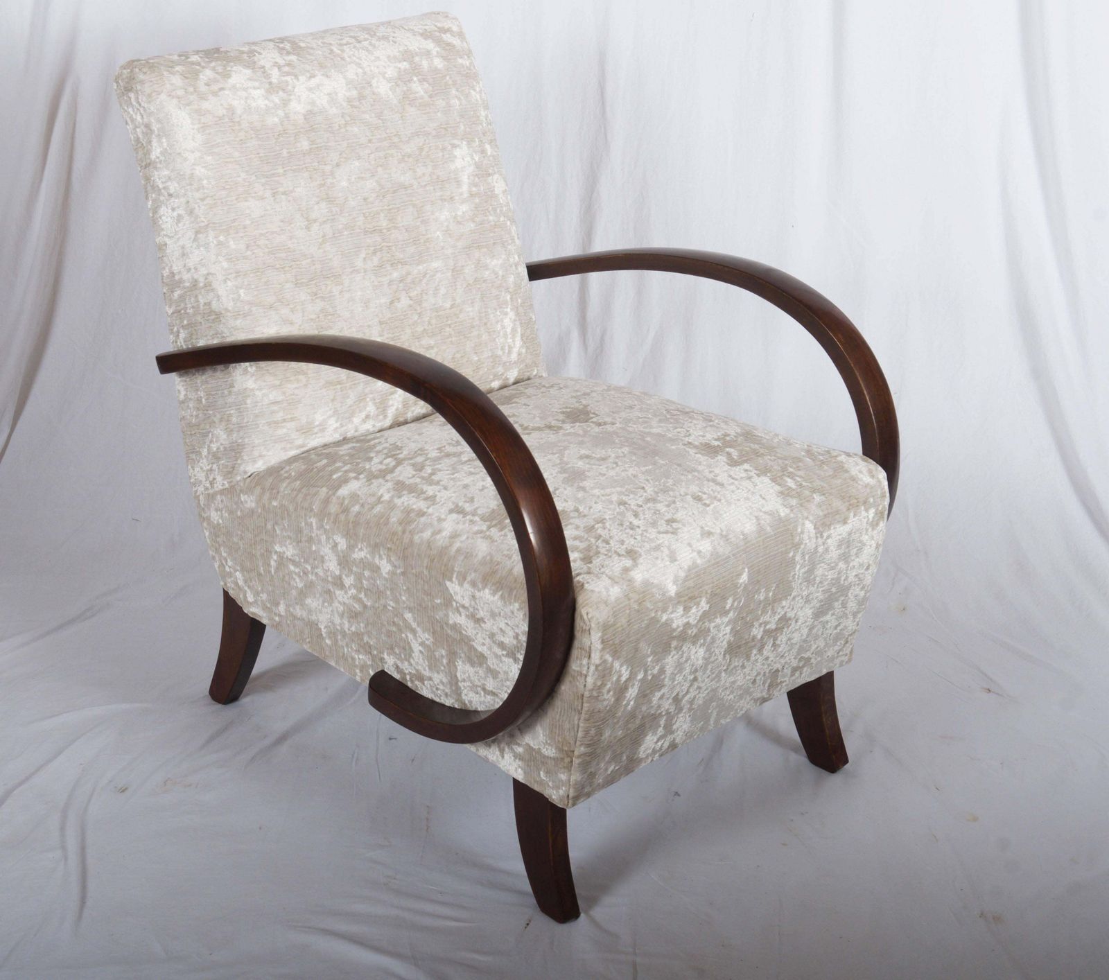 Furniture Pair Of Jindrich Halabala Art Deco Armchairs photo