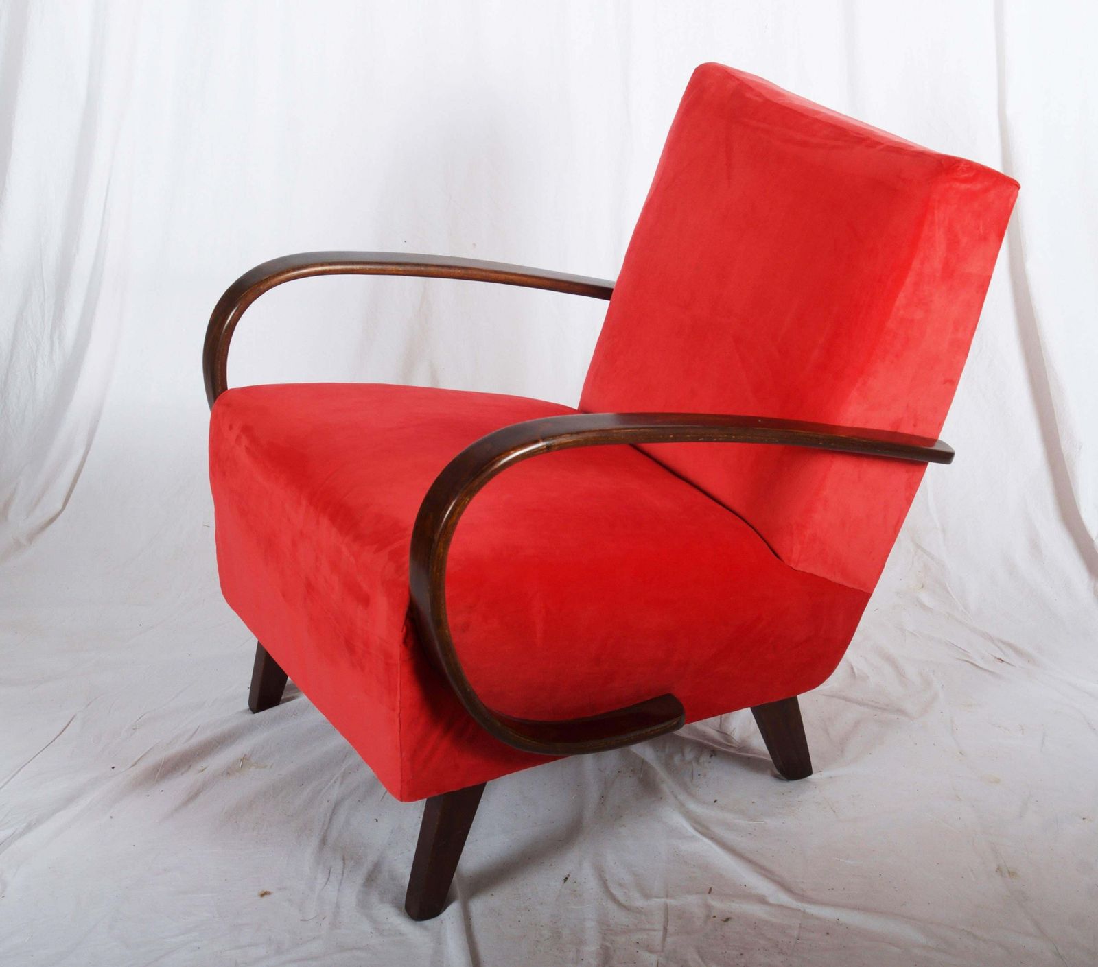 Pair Of Midcentury Armchairs By Jindrich Halabala photo buy