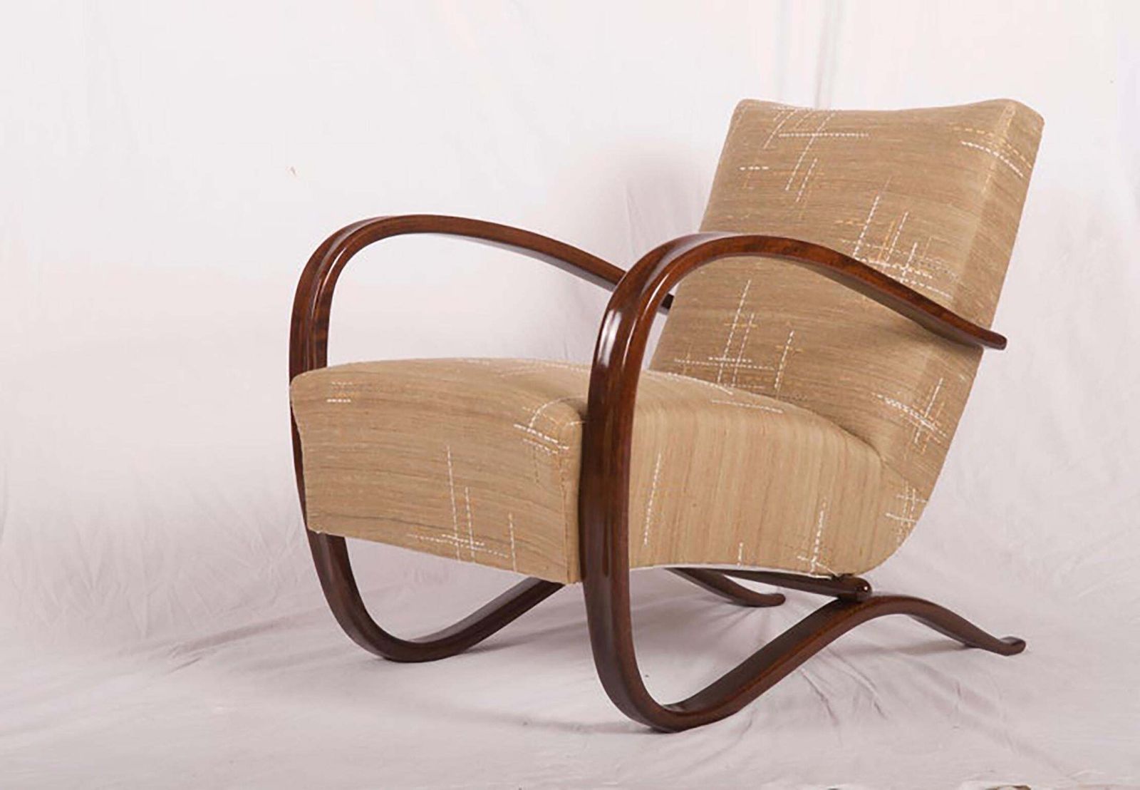 Art Deco Thonet H269 Armchairs By Jindrich Halabala photo vintage