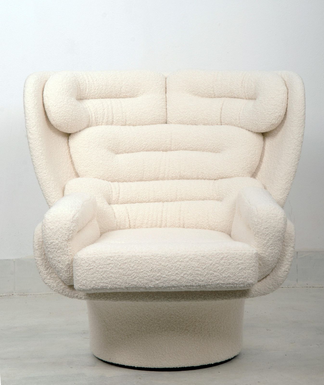 photo for sale Joe Colombo Swivel "Elda" Italian Lounge Chair