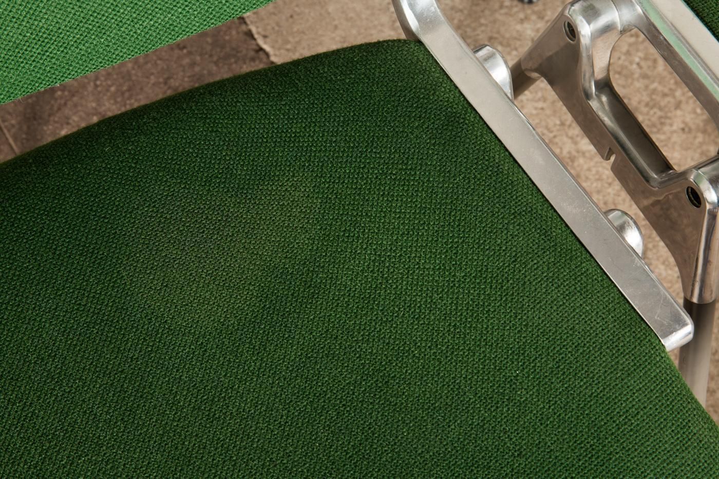 379.0 Green Stackable Chairs By Giancarlo Piretti For Castelli photo