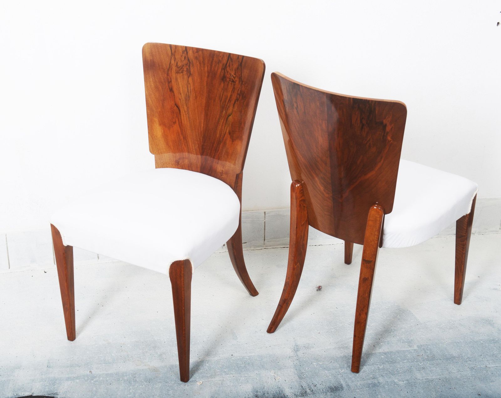 Art Deco Dining Chairs By Jindrich Halabala photo for sale
