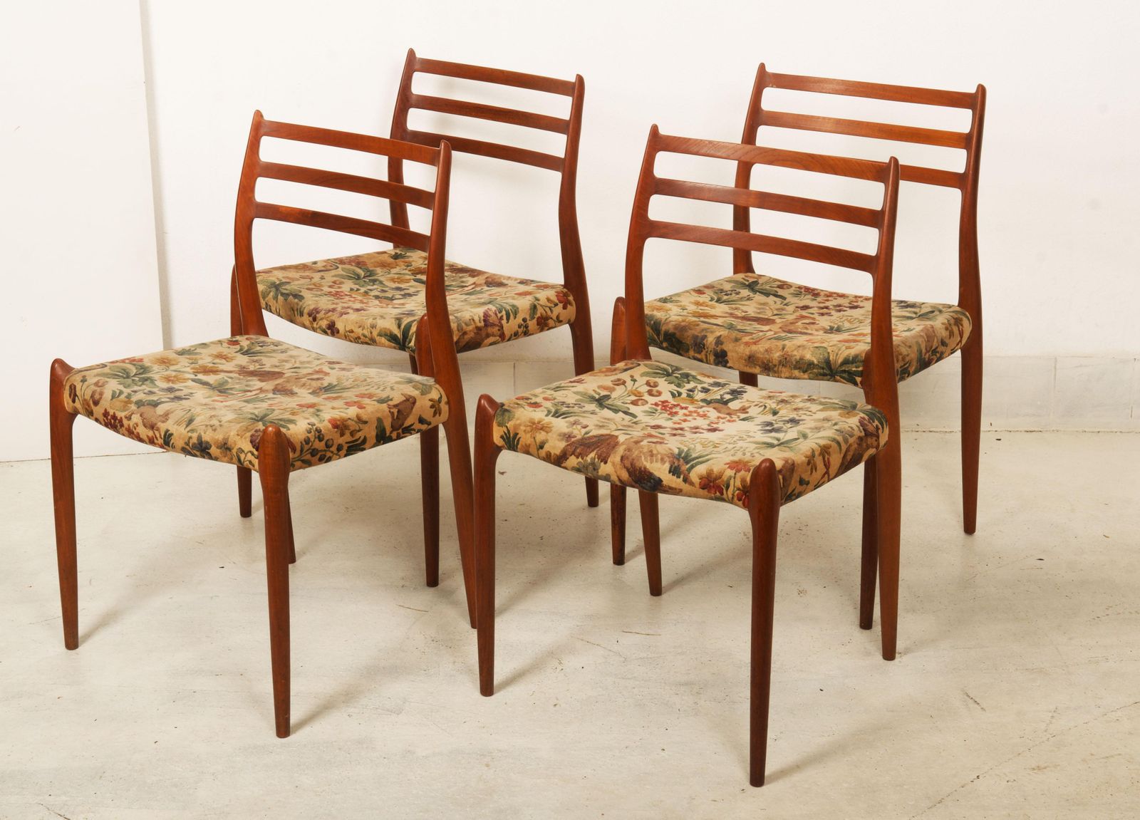 1078.0 Teak Dining Chair By Niels Otto Møller Model 78 photo