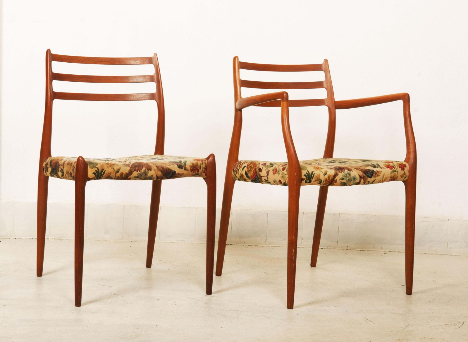 photo vintage Teak Dining Chair By Niels Otto Møller Model 78