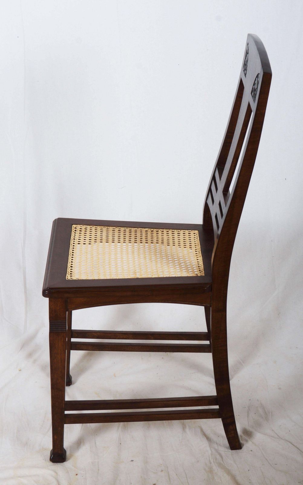 Set Of Four German Art Nouveau Dining Chairs photo for sale