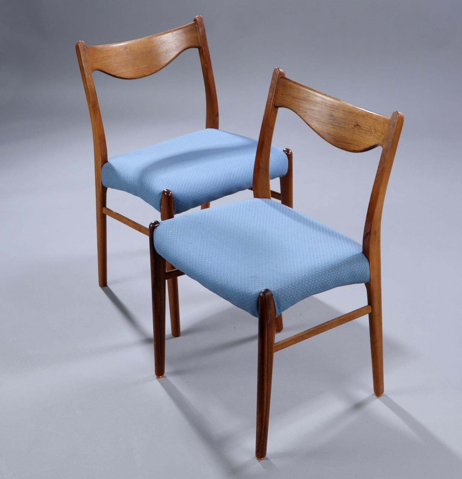 Set Van Zes Eetkamerstoelen Van Arne Wahl Iversen, Model Gs61 photo for sale