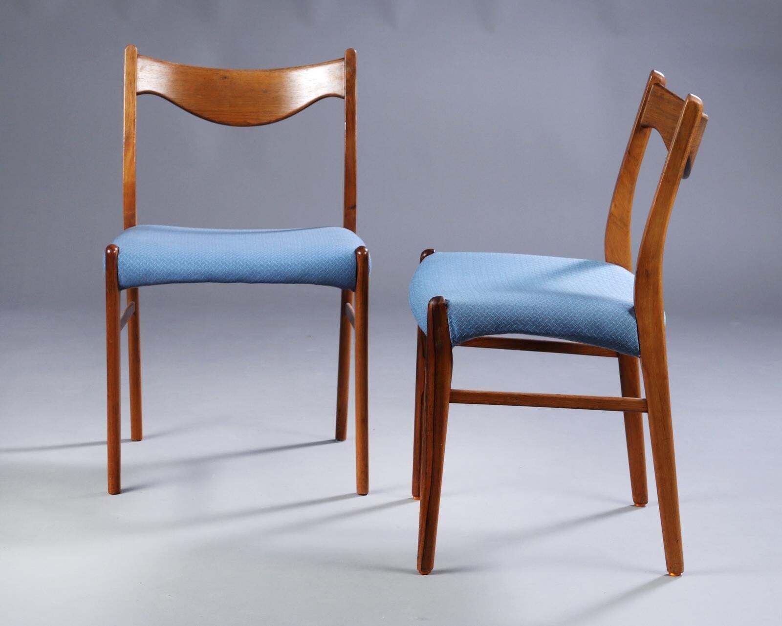 Set Of Six Arne Wahl Iversen Dining Chairs, Model Gs61 photo Furniture