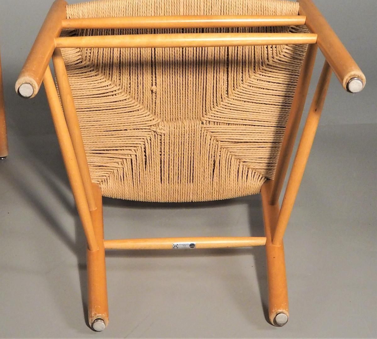 photo furniture Set Of Six Dining Room Chairs "Kirkestolen" By Kaare Kllint For Fritz Hansen