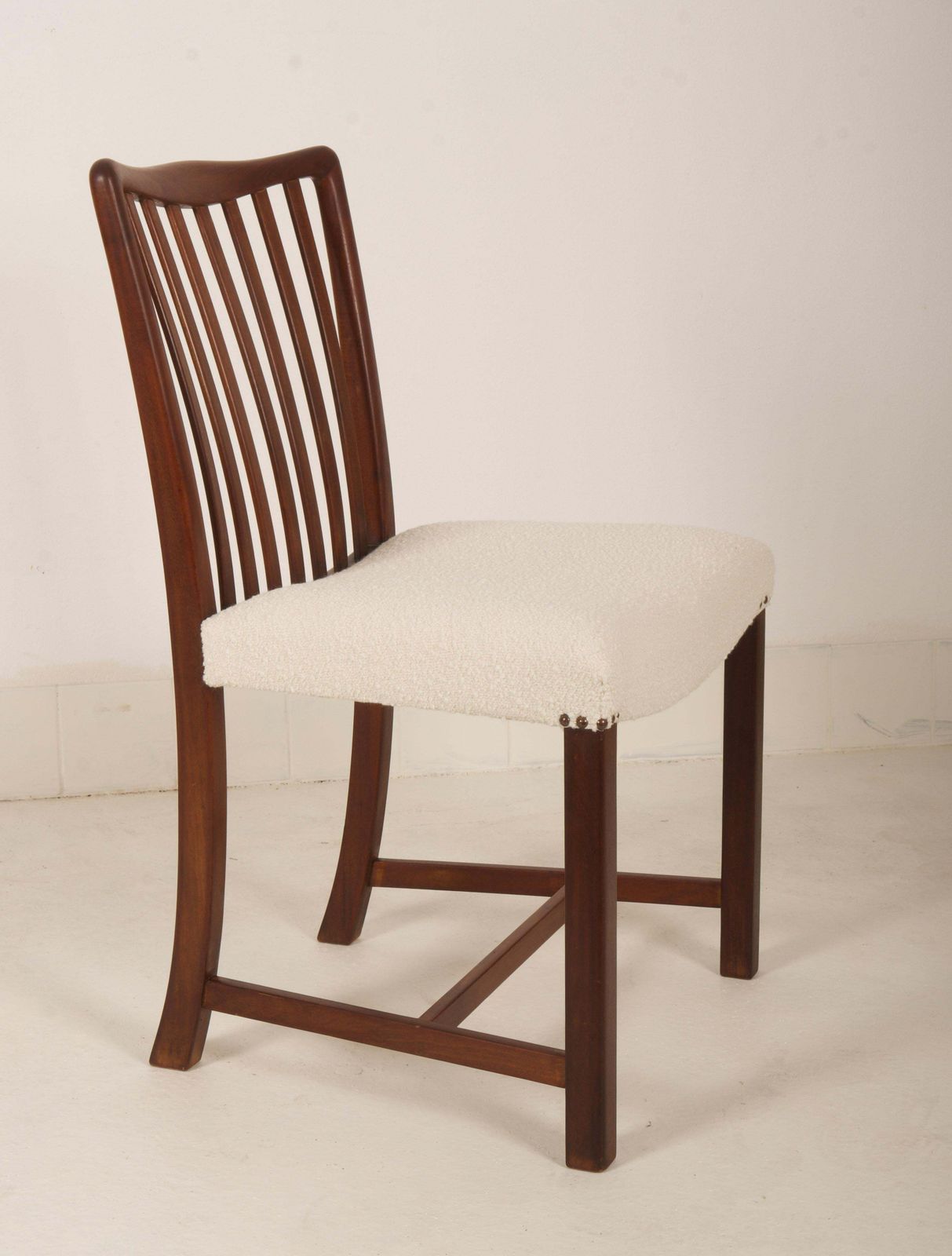 Set Of Six Danish Mahogany Dining Chairs By Sondergaard Mobler photo Furniture