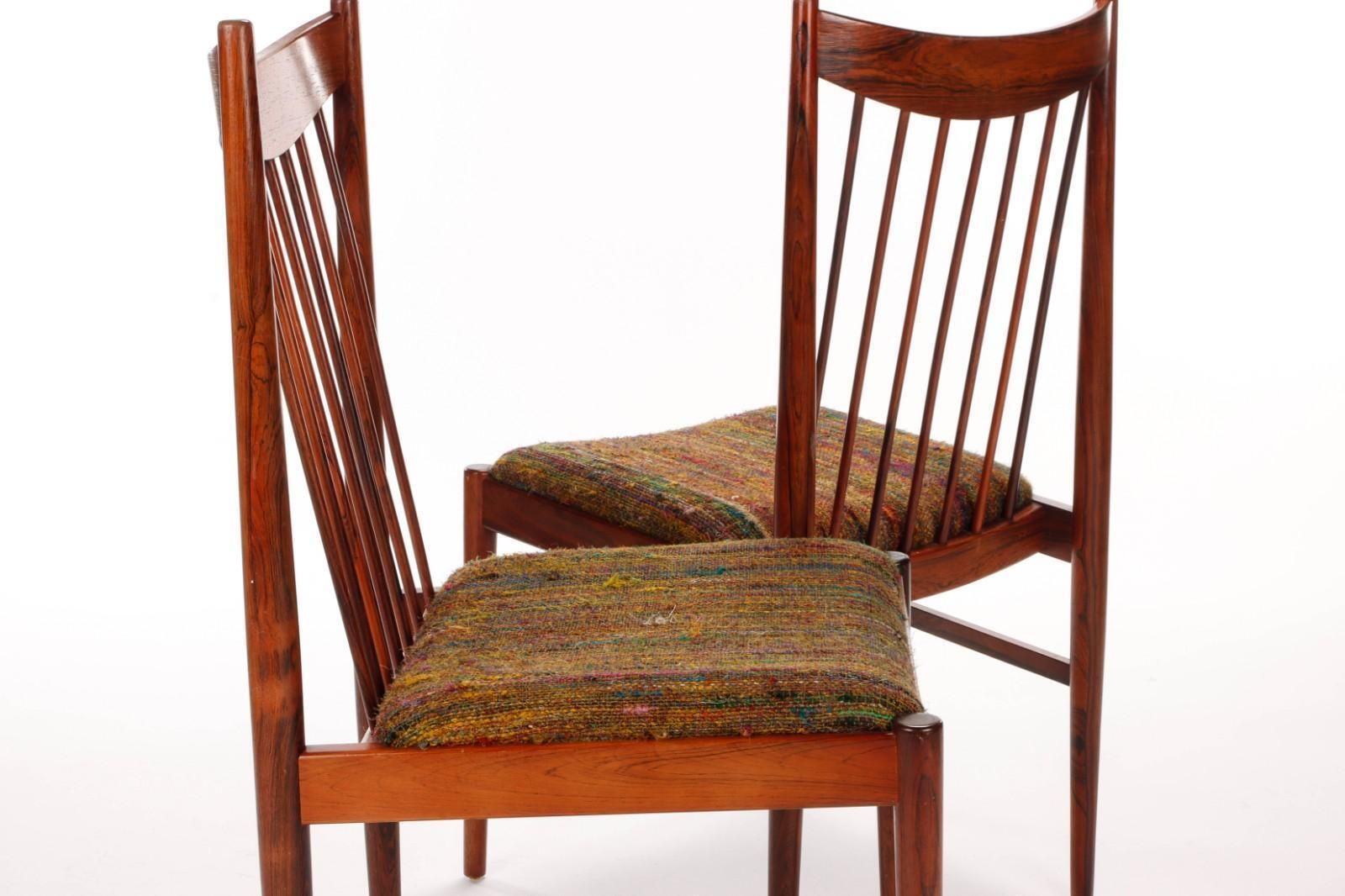 Set Of Eight Dining Chairs By Arne Vodder Model 422 For Helge Sibast photo for sale