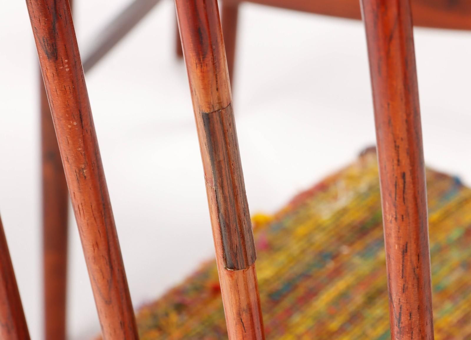 Set Of Eight Dining Chairs By Arne Vodder Model 422 For Helge Sibast photo buy