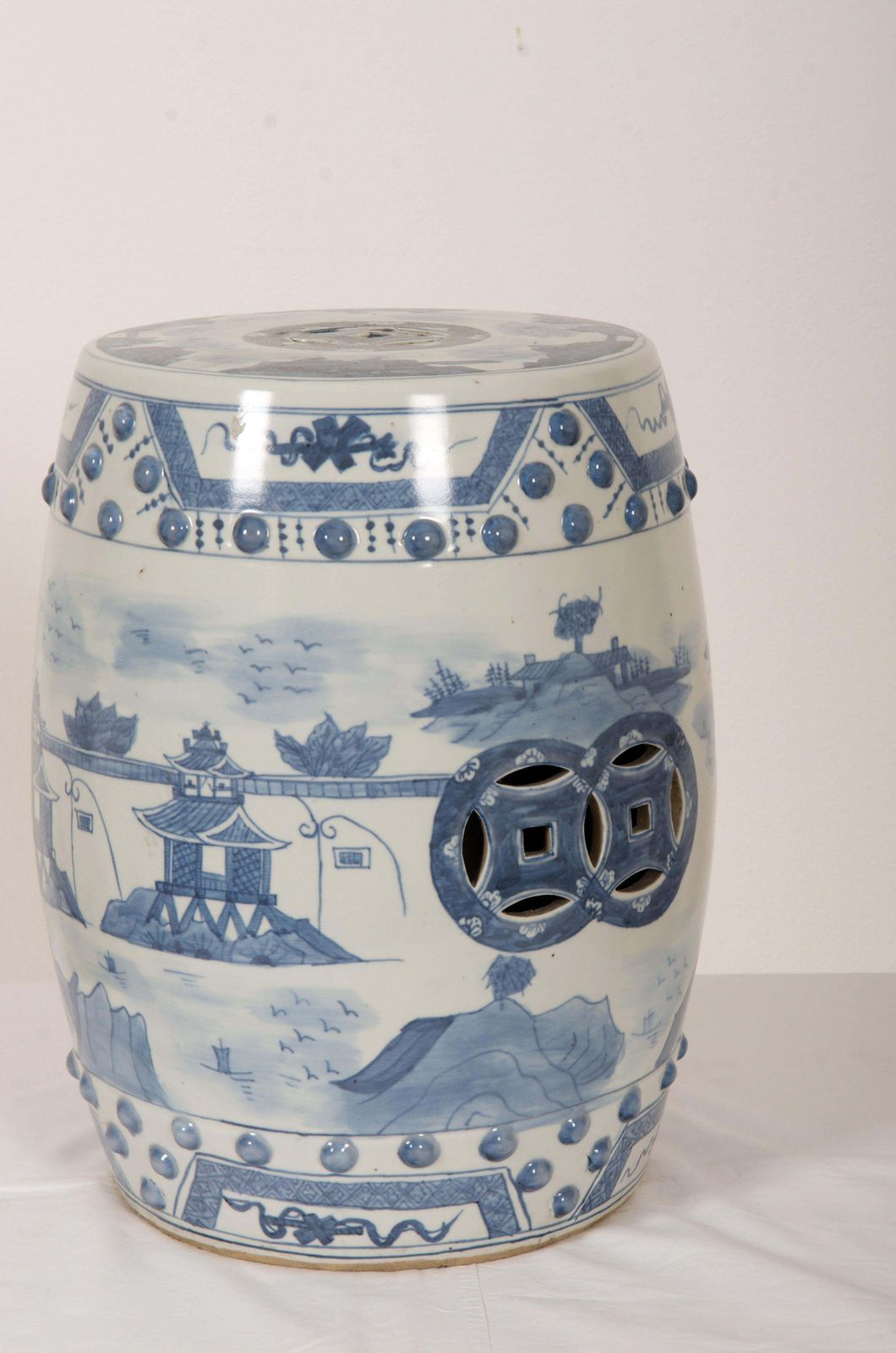 Hand Painted Chinese Ceramic Garden Stool photo Garden Furniture