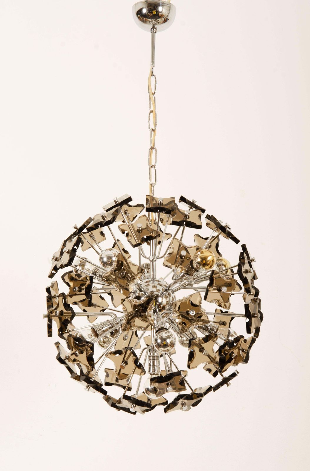 Glass Sputnik Chandelier By Fontana Arte photo vinterior