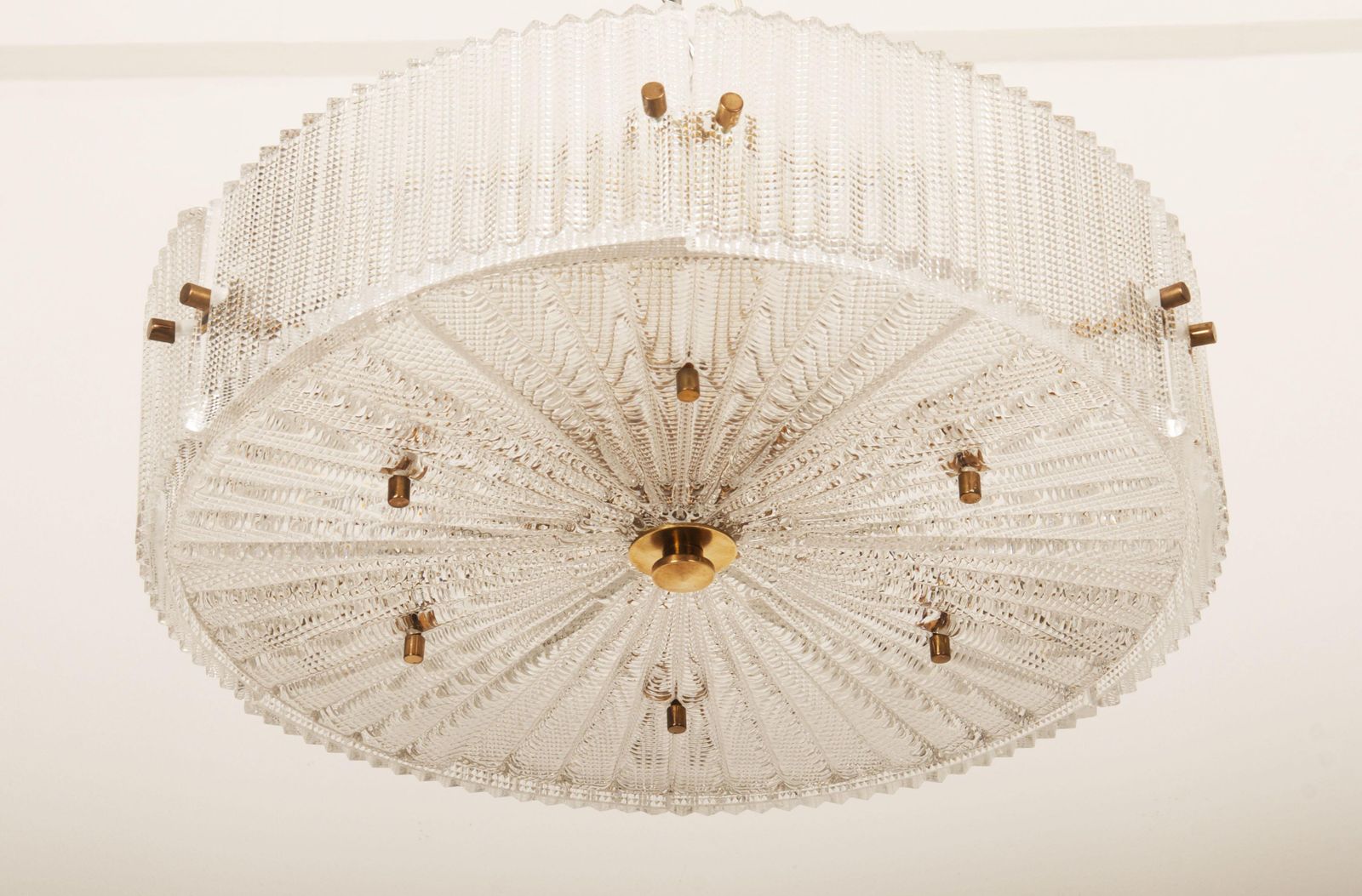 Messing Hanglamp Met Glasstructuur Van Carl Fagerlund Voor Orrefors photo furniture