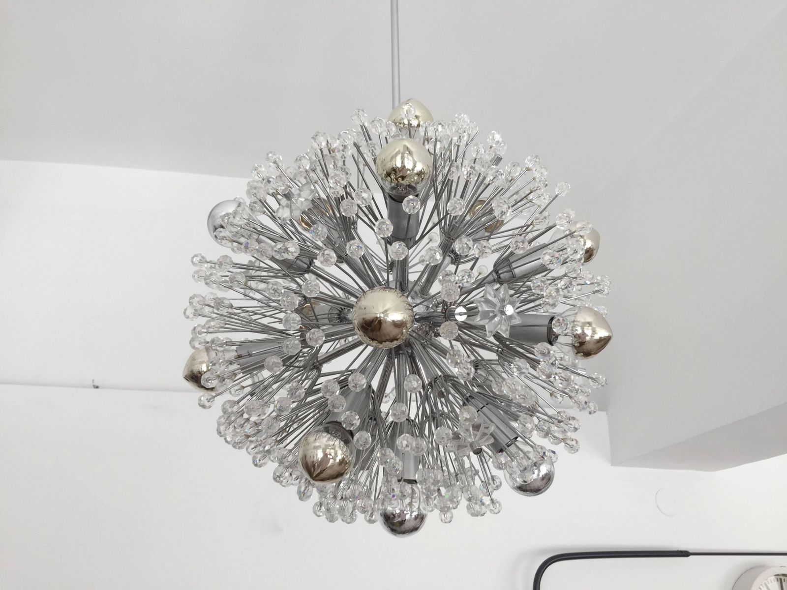 Sputnik Snowball Chandelier By Emil Stejnar For Rupert Nikoll photo Lighting