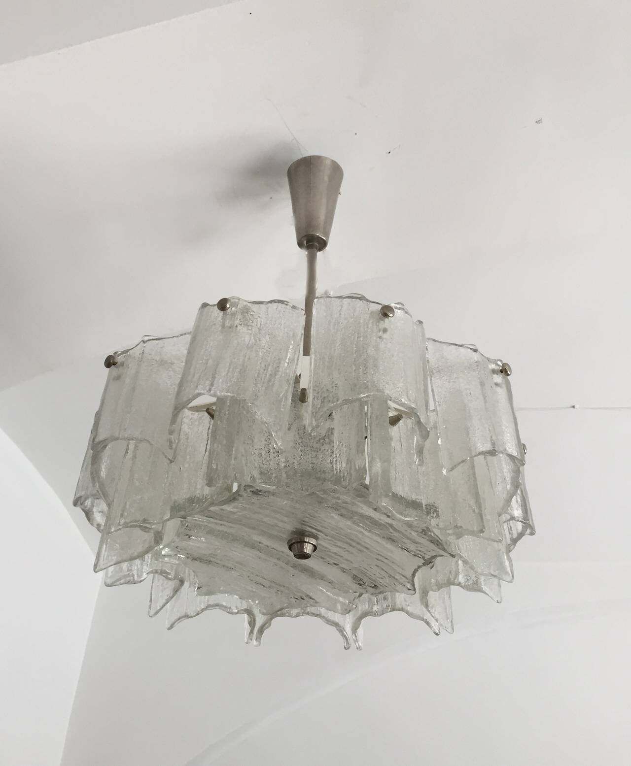 Kalmar Ice Glass Chandelier photo furniture