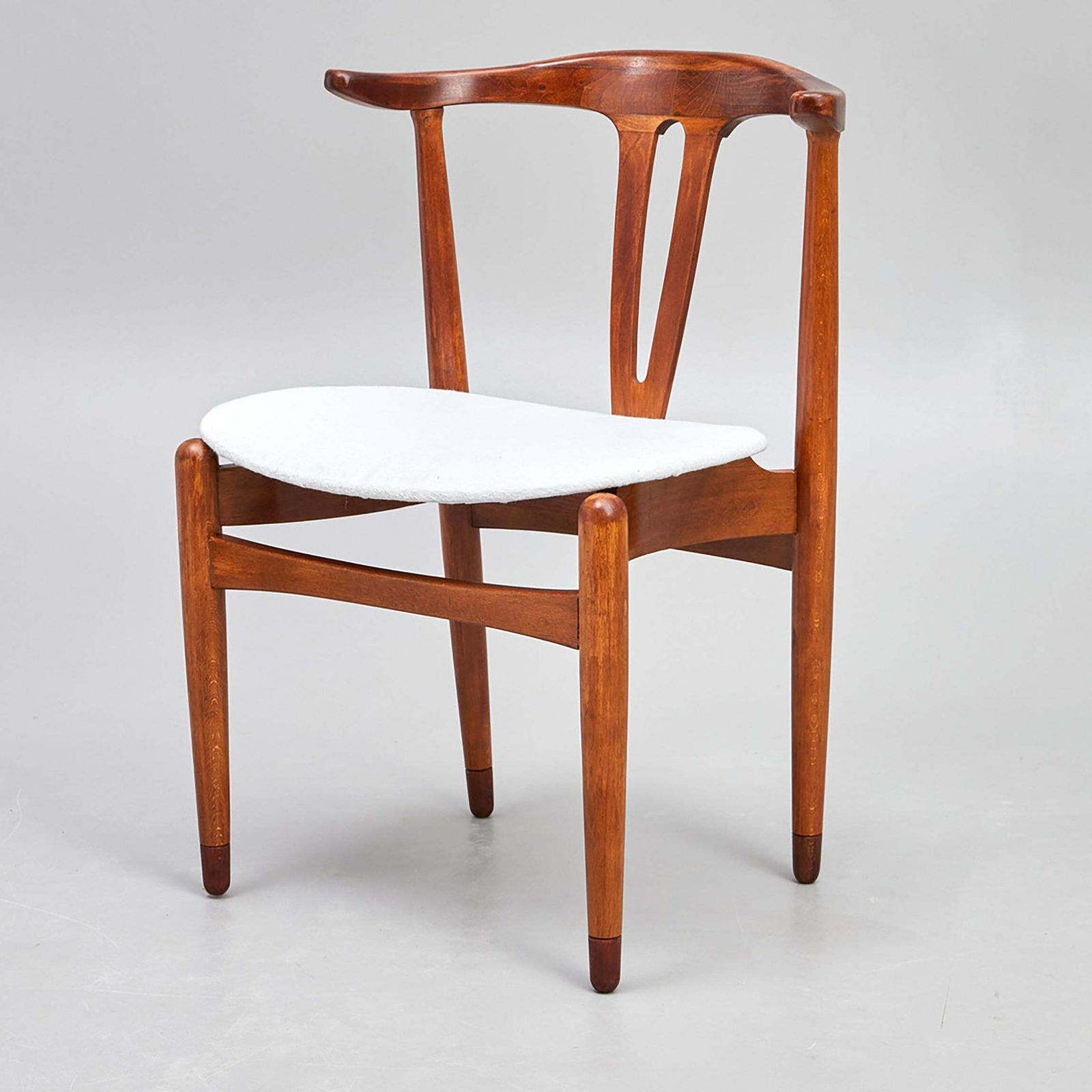 Danish Midcentury Hardwood Side Chair photo Furniture