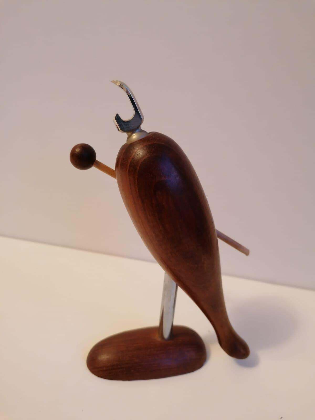 Scandinavian Modern Bird Bottle Opener photo for sale