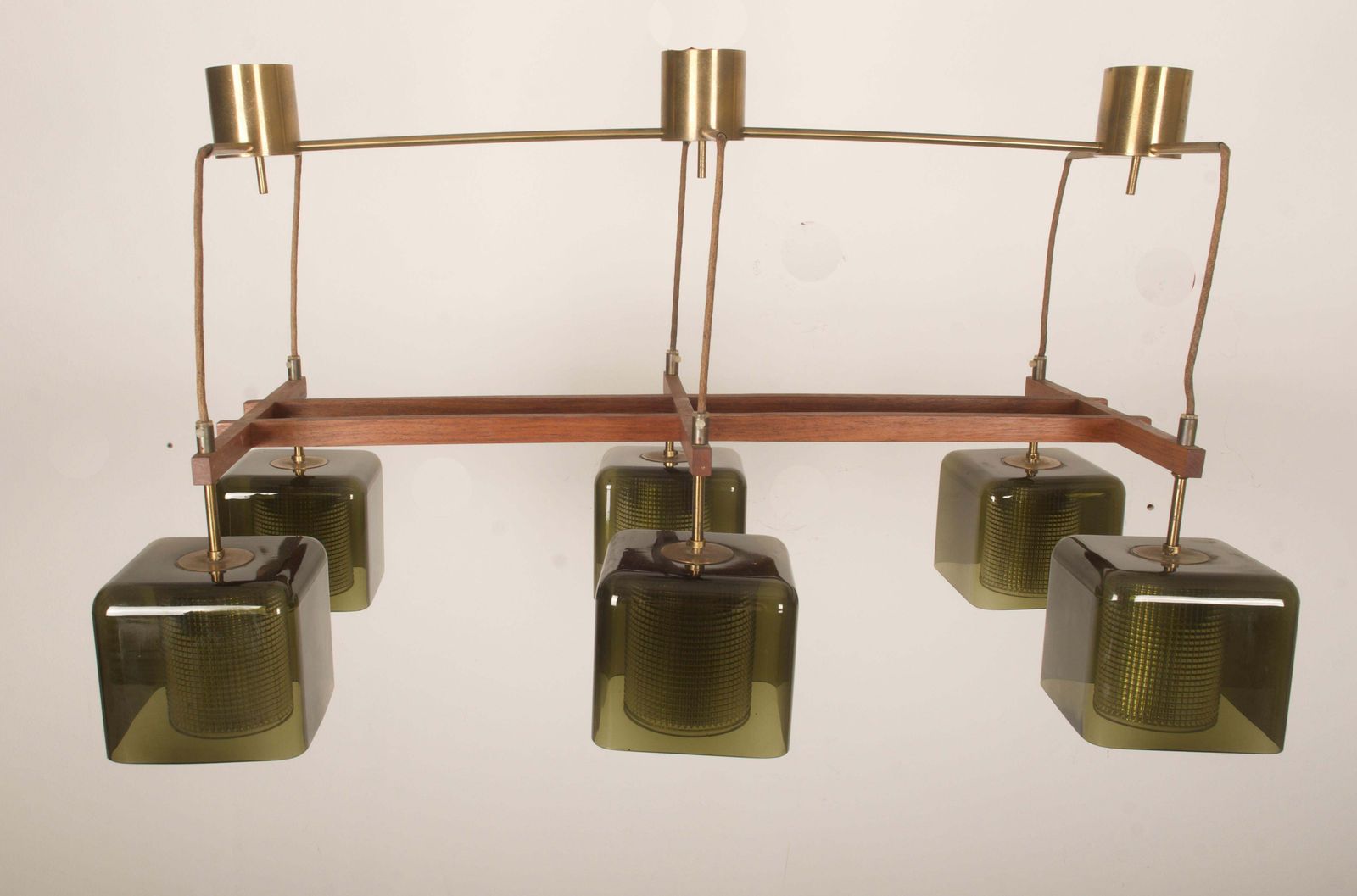 Lighting Ceiling Lamp Chandelier With Green Grasses By Carl Fagerlund For Orrefors photo